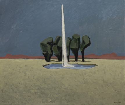 &nbsp;《喷泉－6》 100x120cm 布面油画&nbsp;2021 
