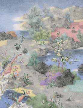 《诸野之孤》 150x115cm 纸本设色 2021 