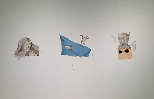 曾健勇个展“七巧板”展览现场，索卡艺术 