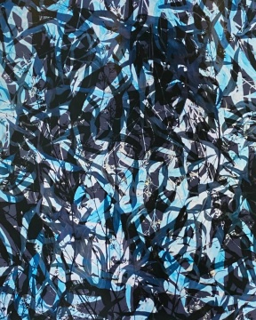 计洲《交错的树叶》 40×32 cm&nbsp;彩色银盐手工放大 2021 