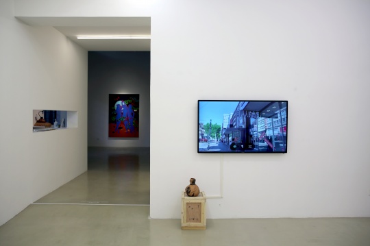 张心一“等待戈多”，Tong Gallery展览现场 