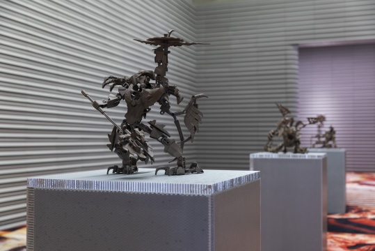 英格夫·霍伦个展“异物碎片”展览现场，X美术馆 