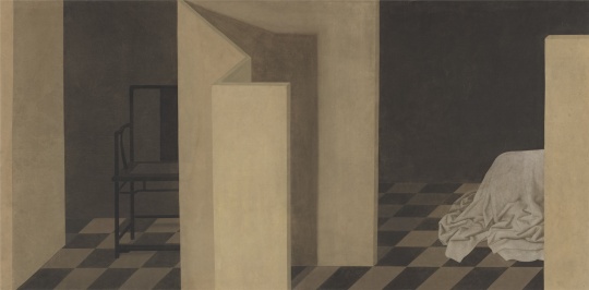 徐累 《迷失》&nbsp; &nbsp;65×130.5cm 纸本 2004 