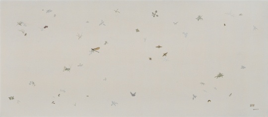 吴笛笛 《没有杂草NO.7》 170×75cm 布面油画 2014 