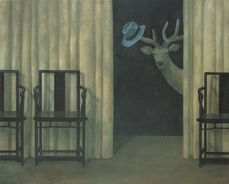 徐累 《鹿顶记》 65×88cm&nbsp; 纸本 1998 