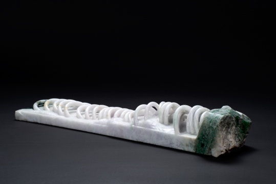 《有柔》 翡翠 8x54x12.5cm 4200g 2020 