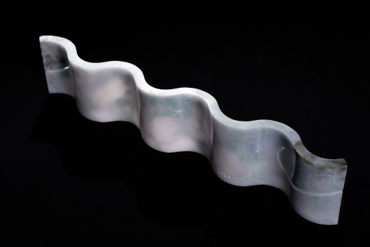 《墨屏》翡翠 8.6x44.5x1cm 1300g 2020 