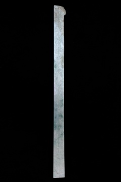 《铁杆》 翡翠 61x4x1.7cm 175g 2021 