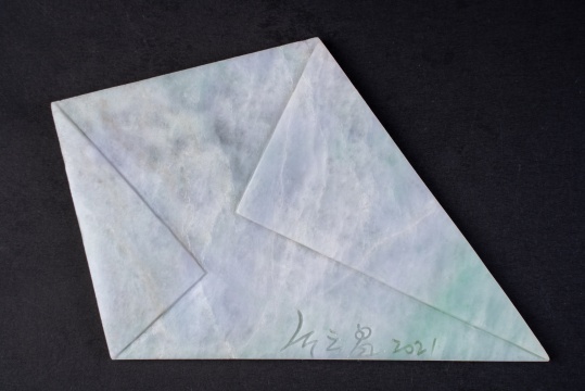 《优雅的房客》 翡翠 10.3x15.2x0.4cm130g 2021 