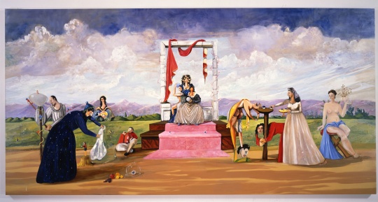 乔治·康多 《圣露西的愿景》&nbsp;223.5 x 443.2 cm 布面油彩&nbsp;&nbsp;1992–1993&nbsp; &copy; 乔治·康多，私人收藏，摄影：Ellen Page Wilson &nbsp; 