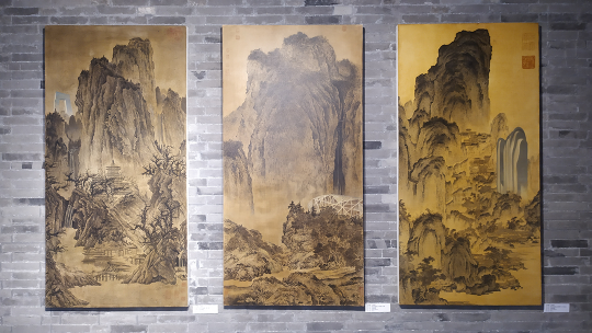 王明贤笔下的经典山水与现代建筑 