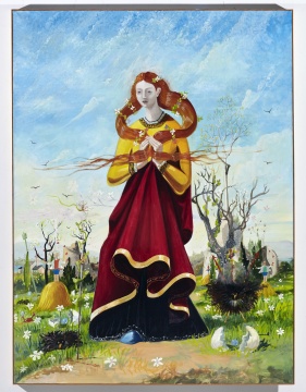乔治·康多《交互现实 》200x149.86cm 布面油彩&nbsp;1994 &copy; 乔治·康多，私人收藏，艺术家提供 &nbsp; 