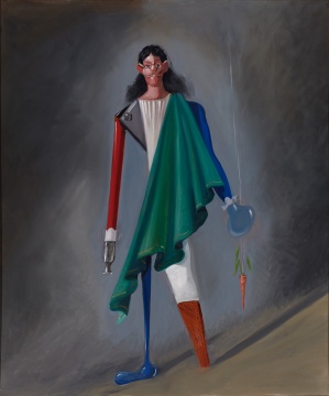 乔治·康多&nbsp;《洋基歌》&nbsp;152.4 × 127cm&nbsp;布面油彩&nbsp;2003 &copy; 乔治·康多，私人收藏，摄影：马丁·帕塞基安 &nbsp; 