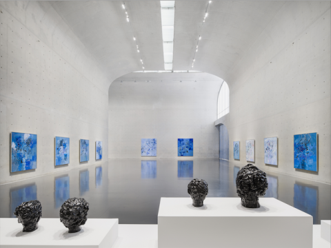 “乔治·康多：图像殿堂”展厅现场图，龙美术馆（西岸馆），2021，摄影：JJYPHOTO 