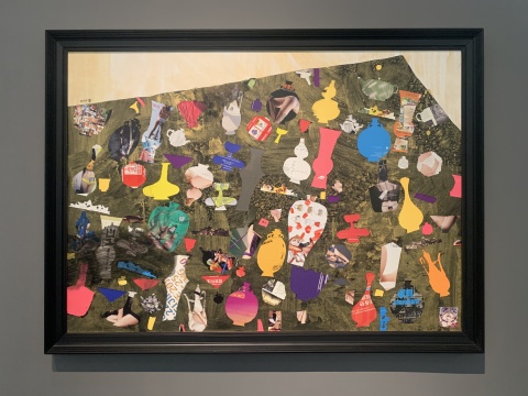 《官窑-2》150×210ccm 布面油画、综合材料 2010 私人收藏 