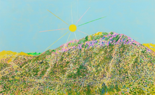 《登山者》&nbsp; 160x130cm x2 布面丙烯 2021 