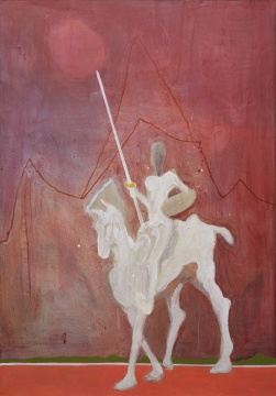 《骑士》 200X140cm 布面丙烯 2020年 