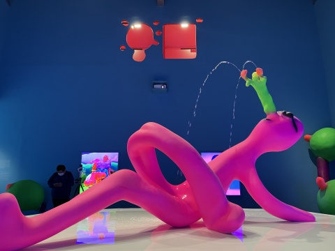 “奥斯汀·李：人间乐园”，木木美术馆展览现场 