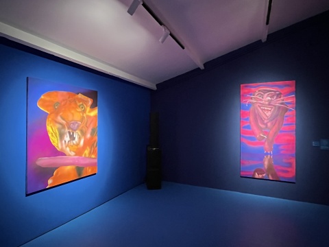 “奥斯汀·李：人间乐园”，木木美术馆展览现场 