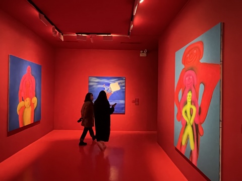 “奥斯汀·李：人间乐园”，木木美术馆展览现场 