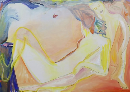 颜秉倩 《无题》147×208cm&nbsp; 布面油画&nbsp;2021&nbsp; &copy;&nbsp;颜秉倩,&nbsp;图片由艺术家提供 