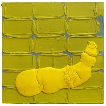 关音夫 《201714》 245×245×11cm 木板丙烯 2017 