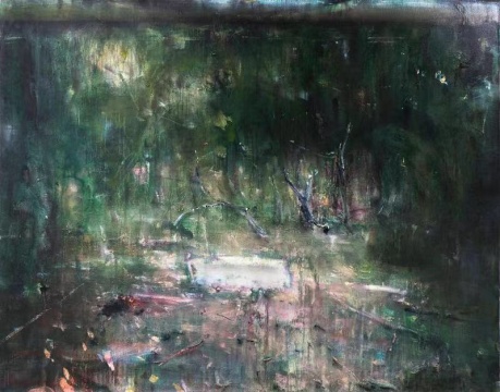 韦嘉 《深森II》 110×140cm 布面丙烯 2009 