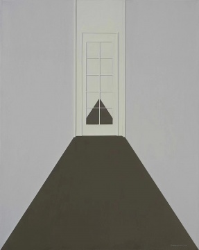 黄一山 《尽头》 100 × 80cm 综合材料 2014 