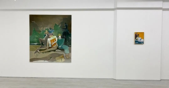 闫占城的画：不知道来自哪里的人，带着各种各样的帽子