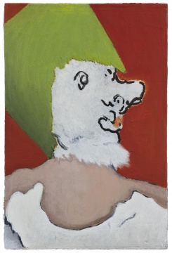 《C 》 木板油画 30x20cm2021 