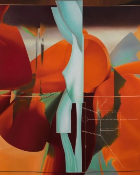 &nbsp;王文婷 《初显时》200×160cm 布面油画&nbsp; 2021 