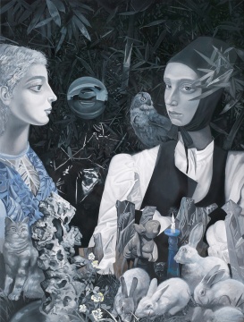 熊宇 《平行的世界》&nbsp;2019 布面油画 200×150cm&nbsp;