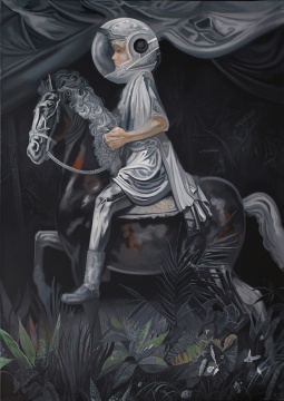 熊宇 《希腊、青铜与骑者》 2020 布面油画 200×150cm&nbsp; 