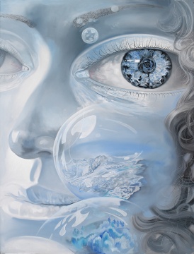 熊宇 《影中的世界》 2021 布面油画 200×150cm&nbsp; 
