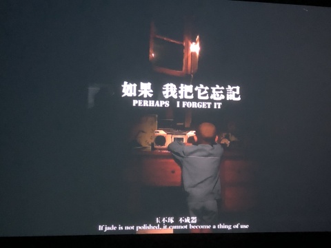《如果，我把它忘记》单频影像 截图，彩色，有声 25分06秒 2012 