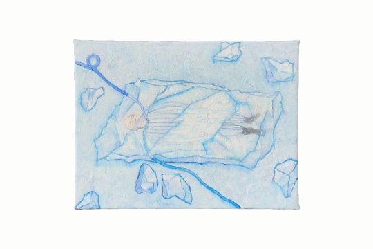 《马国权-绘画》No.4，布面油画，18 × 24 厘米，2022&nbsp; 