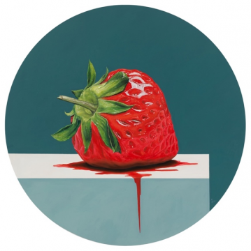 《一颗红心 VI》200x200cm 布面油画 2021 