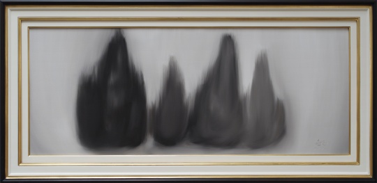 赵赵《笋》60x150cm 布面油画 2021 