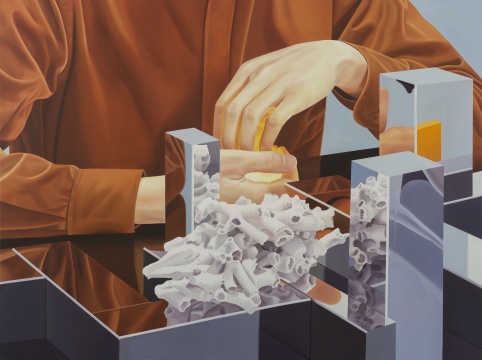 《两个迷》150×200cm 布面油画&nbsp;2021 