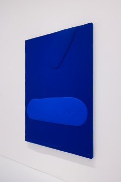 《蓝色的傲慢》 220×160×10 cm 木板丙烯 2022 