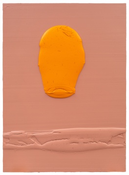 《偏左了一些》220×160×12 cm 木板丙烯 2022 