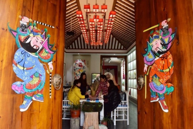绵竹传统年画门神。绵竹市委宣传部供图