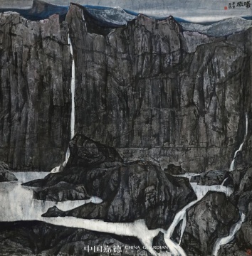 周思聪 《曦微》&nbsp;166.0×164.5 cm 镜心 设色纸本 1981 