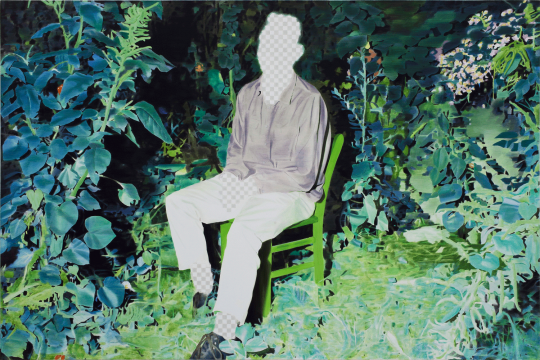王强 讲故事的人&nbsp; 2012，布面丙烯 140×210 cm 