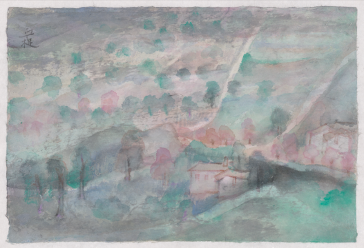 《春天里》27.3x18.5cm&nbsp;纸本设色&nbsp;2022 