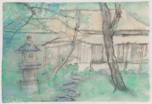 《六义园1》27.3x18.5cm&nbsp;纸本设色&nbsp;2022 
