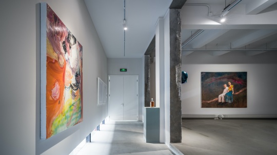 “光环上的石子”展览现场&nbsp;七木空间 北京 2022 