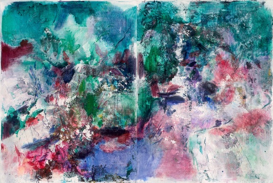 《悠想清沂4》160×240cm 布面丙烯 2017 