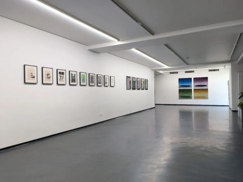于朋、张梦宸双个展开幕，赏日月交辉的“双重风景”