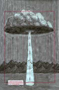 于朋《无题》 18×28cm&nbsp;纸上综合材料 2019 